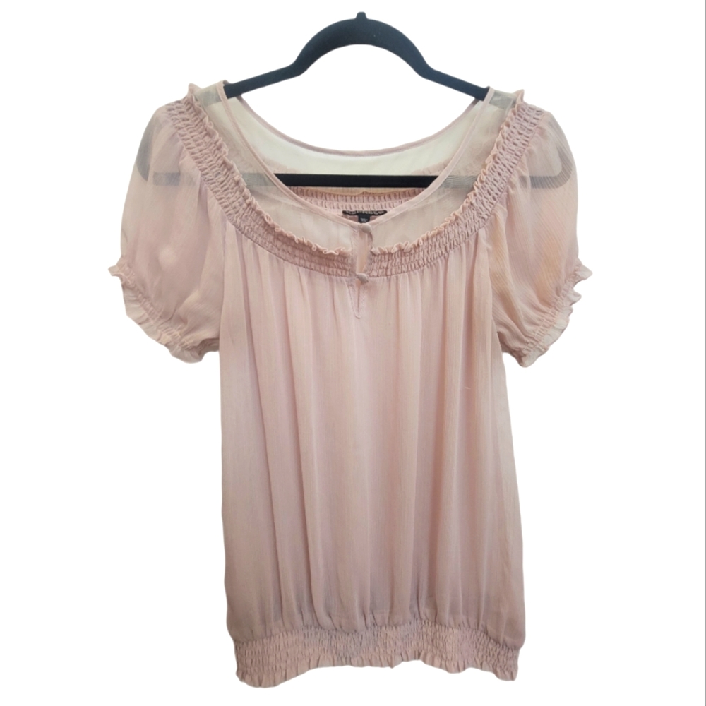Sheer Pink Princess Top